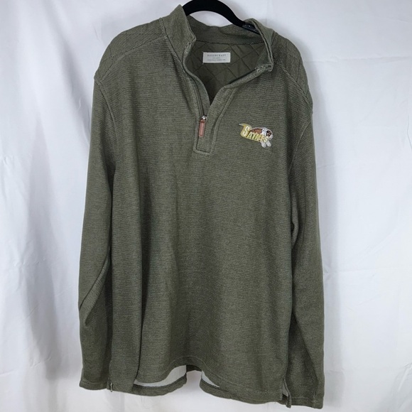 BoxerCraft Jacket Half Zip Long Sleeve Saint Bernard Logo Pullover 1/2 Zip Top - Picture 11 of 15